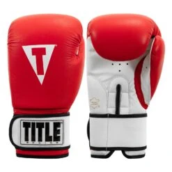 TITLE Premier Leather Super Bag Gloves 2.0 -Top Boxing Store tsbg2 rd wh 001 1 1