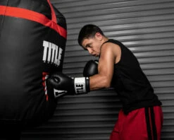 TITLE Premier Leather Super Bag Gloves 2.0 -Top Boxing Store tsbg2 bk 1 1