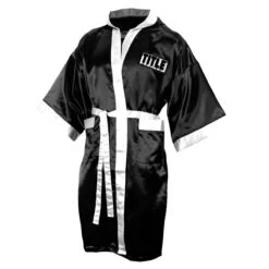 TITLE Boxing Full Length Robe -Top Boxing Store tsrfl bk wh 01