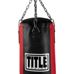 TITLE Boxing Synthetic Leather Heavy Bag (Unfilled) -Top Boxing Store uftshb bk rd 3