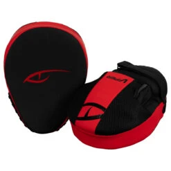 Viper By TITLE Boxing Elemental Punch Mitts 2.0 -Top Boxing Store vepm2 bk rd 3