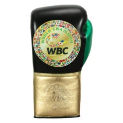 WBC By TITLE Boxing Green Belt Sparring Gloves -Top Boxing Store wgbsg bk gd gn 3 1
