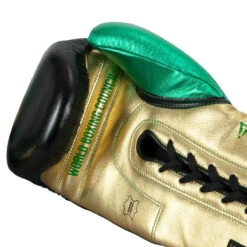 WBC By TITLE Boxing Green Belt Sparring Gloves -Top Boxing Store wgbsg bk gd gn 5 1