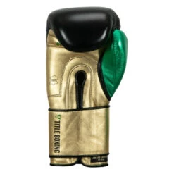 WBC By TITLE Boxing Green Belt Training Gloves 1.0 -Top Boxing Store wgbtg bk gd gn 4 1