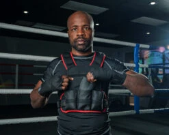 TITLE Boxing Extra Weighted Vest -Top Boxing Store wtdvst bk rd 2