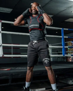 TITLE Boxing Extra Weighted Vest -Top Boxing Store wtdvst bk rd 4