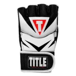 TITLE MMA Command Pro Fight Gloves -Top Boxing Store xmcpfg bk wh 003