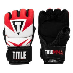 TITLE MMA Command Training Gloves 14 TITLE MMA Command Training Gloves -Top Boxing Store xmctg rd wh 001 1