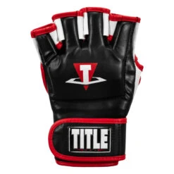 TITLE MMA Conflict Pro Fight Gloves -Top Boxing Store xmfg bk wh rd 03