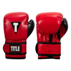 TITLE Boxing Youth Bag Gloves 20 TITLE Boxing Youth Bag Gloves -Top Boxing Store ytbbg rd bk 01